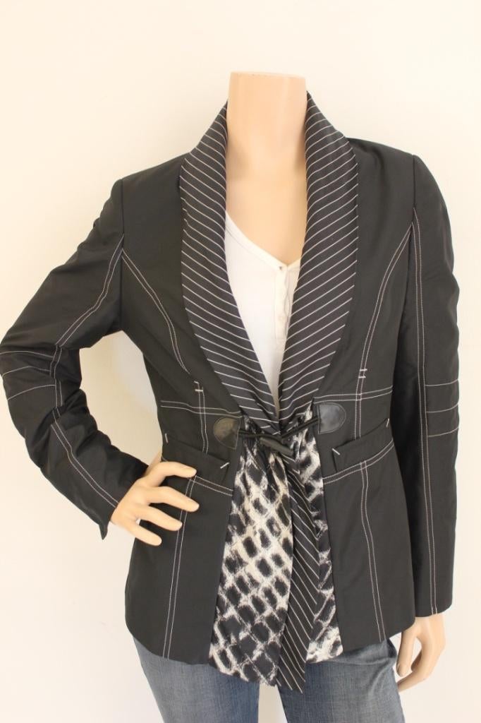 Zwart/roomwit jasje van Mart Visser maat 40, Maat 38/40 (M), Mart Visser, ., Zwart