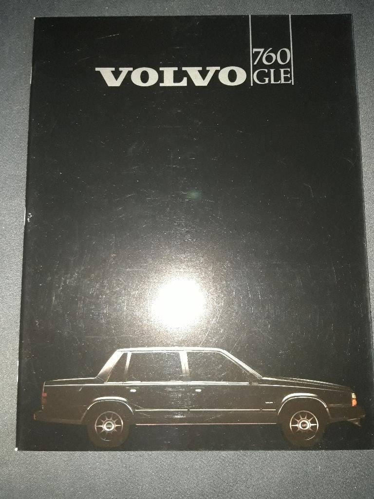 folder Volvo 760 GLE Nederlands, Ophalen of Verzenden, Zo goed als nieuw, Volvo