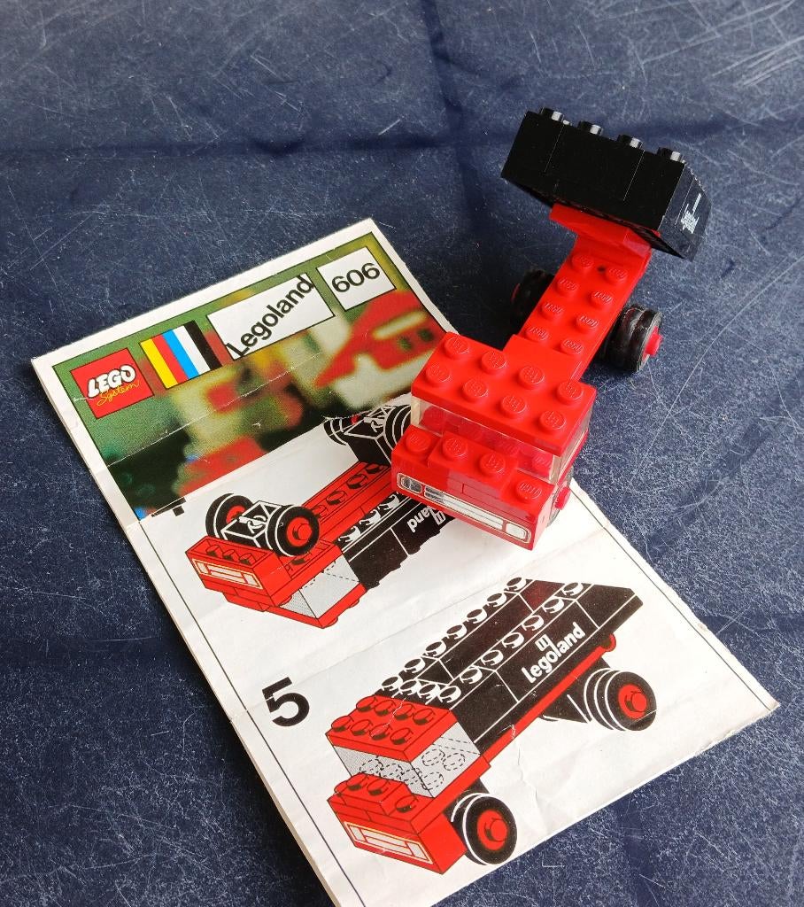 Lego 606 Kiepwagen uit 1972, Gebruikt, Lego, Ophalen of Verzenden, LEGOLAND