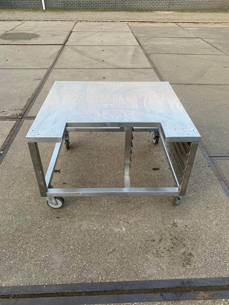 RVS Werktafel Geschikt Voor VCC, Ophalen, Zo goed als nieuw, Rechthoekig