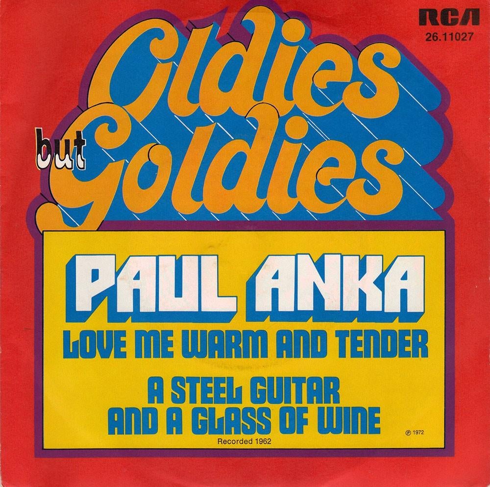 Paul Anka - A Steel Guitar And A Glass Of Wine 7, 7 inch, Single, Ophalen of Verzenden, Zo goed als nieuw