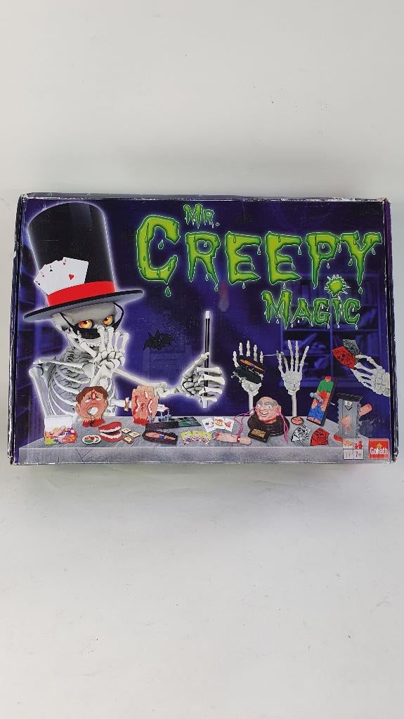 Mr. Creepy Magic goocheldoos, Goliath. Inhoud nieuw. 8B8, Tweedehands verkoop, Tweedehands verkoop, Gebruikt, Ophalen of Verzenden