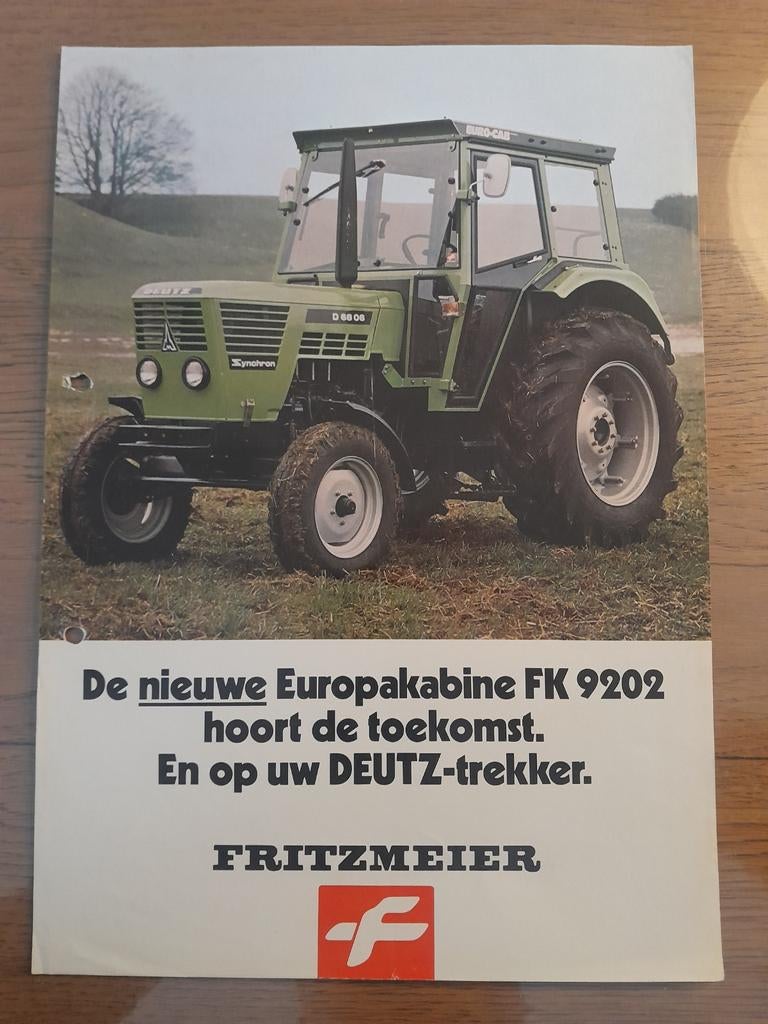 Deutz fritzmeier cabine, Ophalen of Verzenden, Gelezen