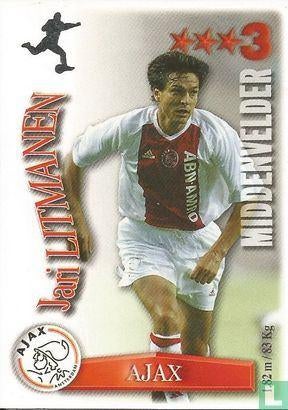 Spelerskaart Ajax - Jari Litmanen  2003, Verzamelen, Ophalen of Verzenden, Zo goed als nieuw, Ajax, Spelerskaart