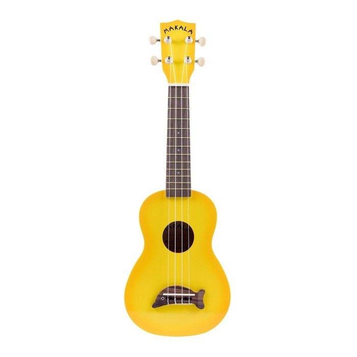 Kala Makala Dolphin Yellow Burst sopraan ukelele, ., Nieuw, Ophalen of Verzenden, Akoestische gitaar