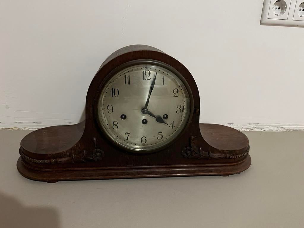 Junghans Penduleklok - tafelklok in zeer goede staat, Ophalen of Verzenden