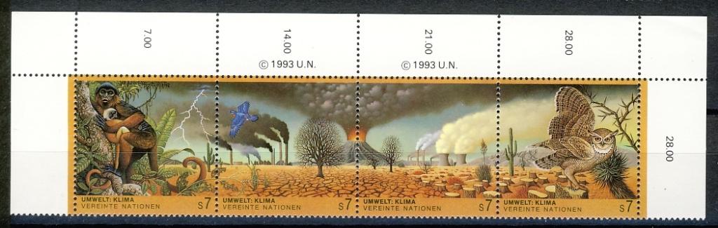 UNO Wenen 156/59 Dieren 1993 postfris, Ophalen of Verzenden, Postfris