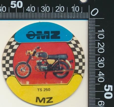 Sticker: MZ - TS 250, Verzenden, Zo goed als nieuw, Auto of Motor