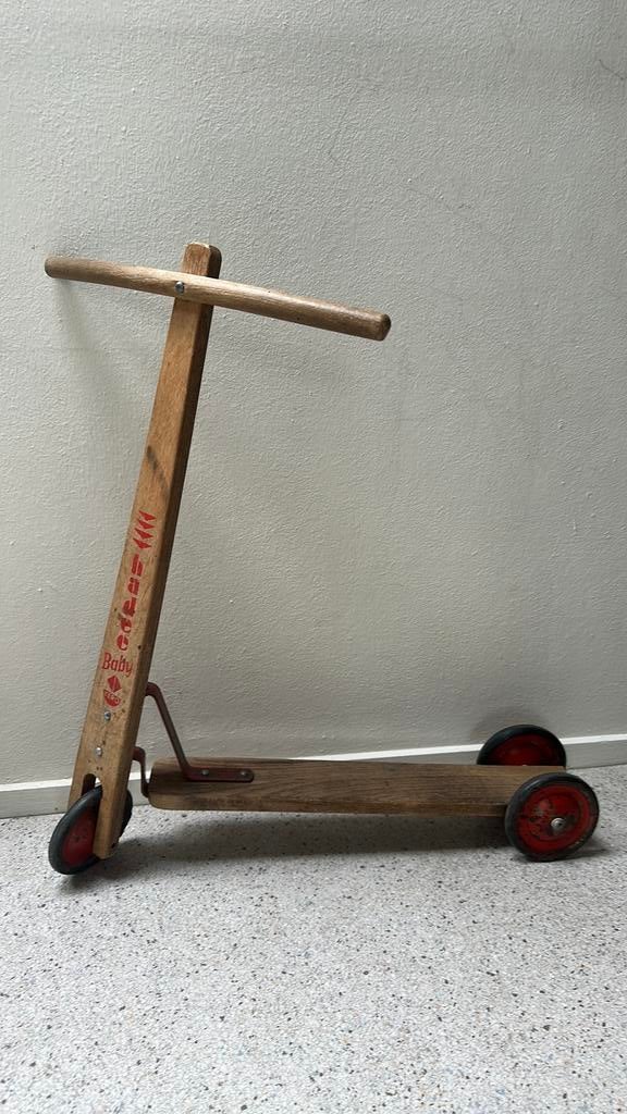 Vintage/ retro  houten kinderstep, Ophalen