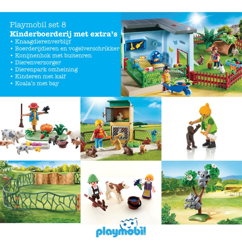 Playmobil set 8 van 9 Kinderboerderij met extra’s, Ophalen of Verzenden, Zo goed als nieuw, Complete set
