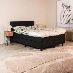 Boxspring Bella alle maten 1 prijs € 499,- !! op=op!!, Huis en Inrichting, Slaapkamer | Boxsprings, Ophalen, Zwart, 200 cm, Modern