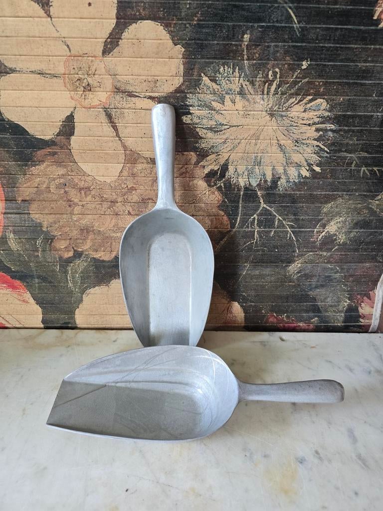 Oude aluminium grutters schep, Ophalen of Verzenden