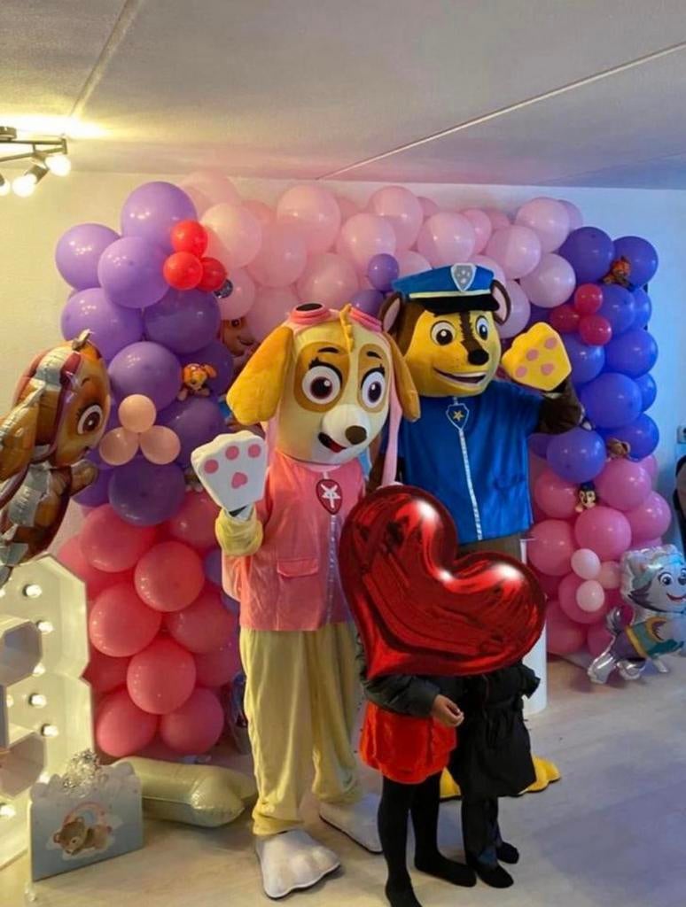 TE HUUR PAW PATROL MASCOTTES, Hobby en Vrije tijd, Feestartikelen | Verhuur, Ophalen of Verzenden, Zo goed als nieuw, Verjaardag