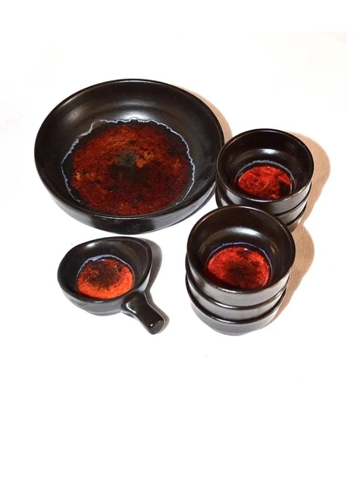 Vintage pinda set, Ophalen of Verzenden, Huis en Inrichting