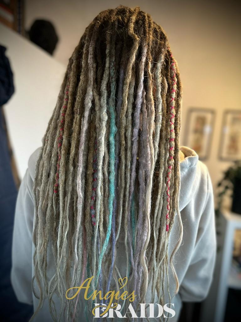 Dreads, dreadlocks, synthetisch, krul, Ophalen, Nieuw, Pruik of Haarverlenging
