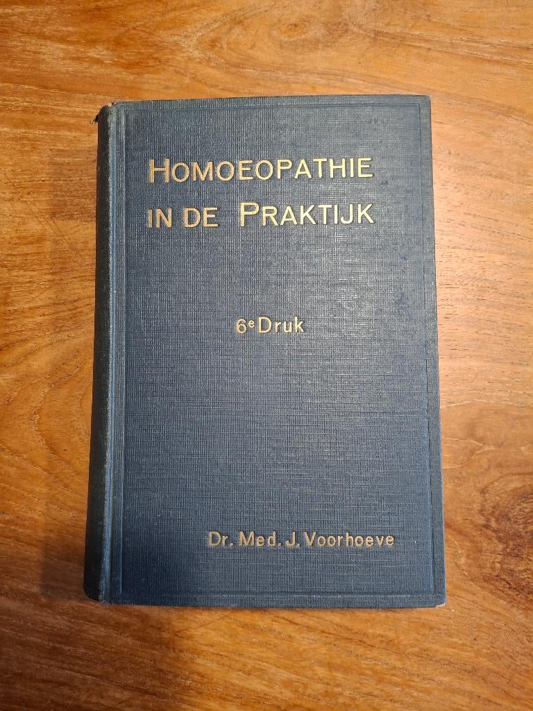 boek over homeopathie in de praktijk, Boeken, Gelezen, Ophalen of Verzenden, Gezondheid en Conditie, D. Med. J. Voorhoeve