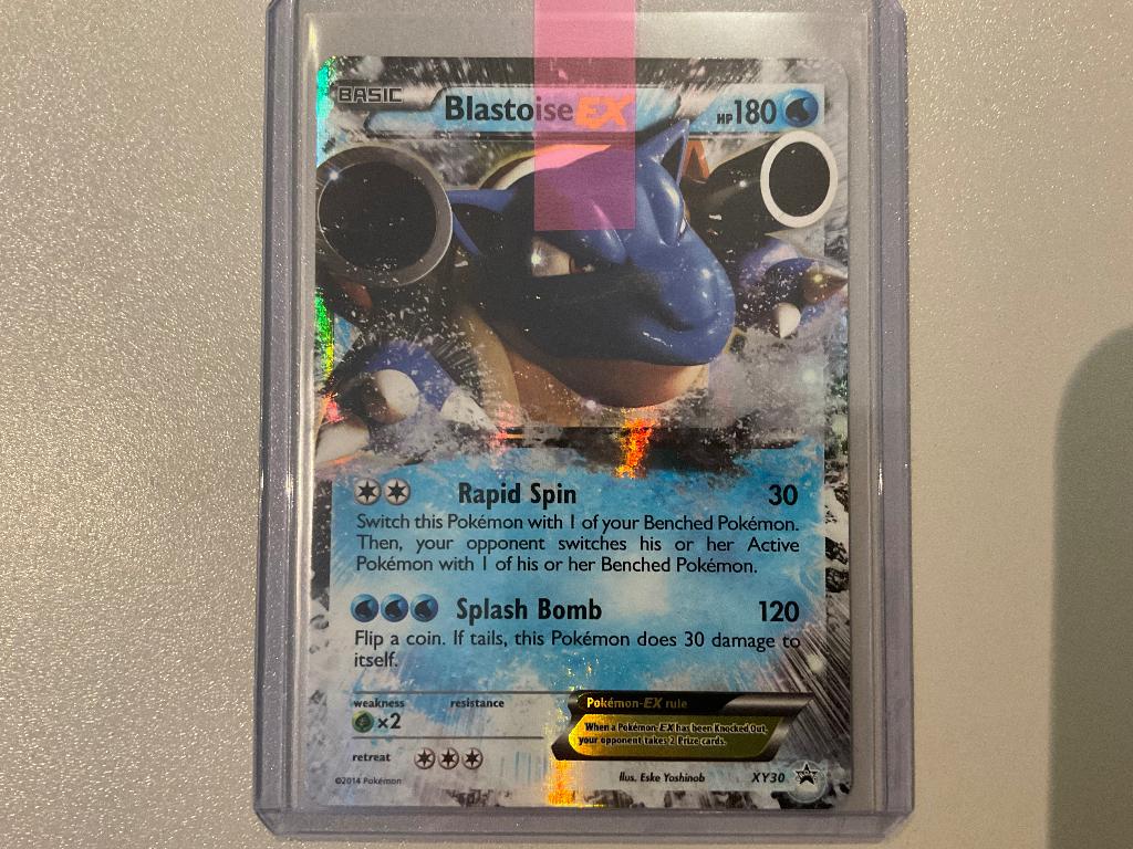 Blastoise EX - XY Promos - XY30, Hobby en Vrije tijd, Verzamelkaartspellen | Pokémon, Verzenden, Zo goed als nieuw, Losse kaart