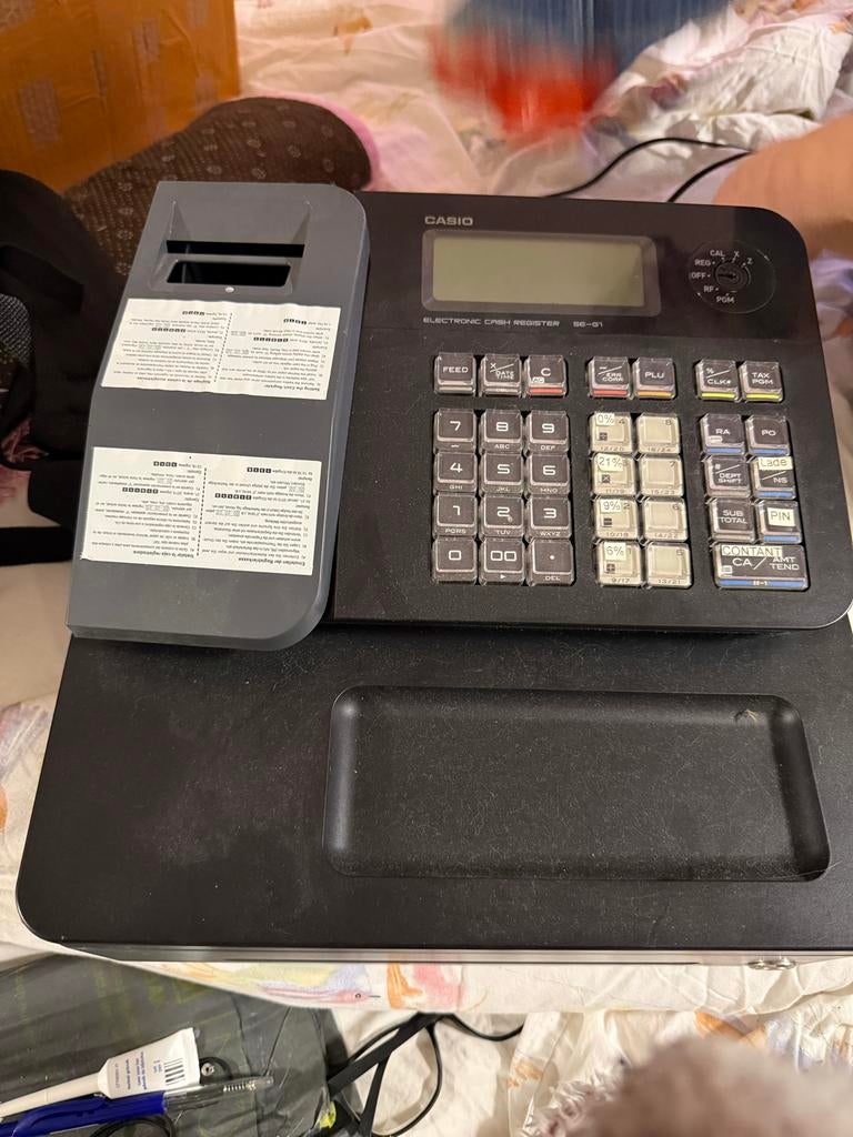 Casio SE-G1 Kassa - Goed Werkend, Verzamelen, Elektronische Apparatuur, Ophalen of Verzenden