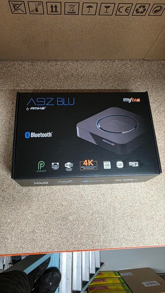 Amiko A92 BLU IPTV 4K UHD Decoder 19x, Ophalen of Verzenden, Nieuw, Decoder