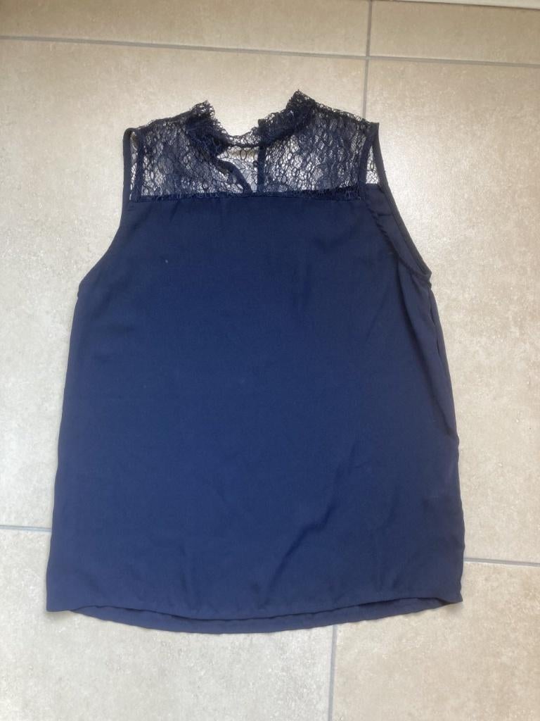 Singlet blauw 38, Maat 38/40 (M), Blauw, Ophalen of Verzenden, Zonder mouw