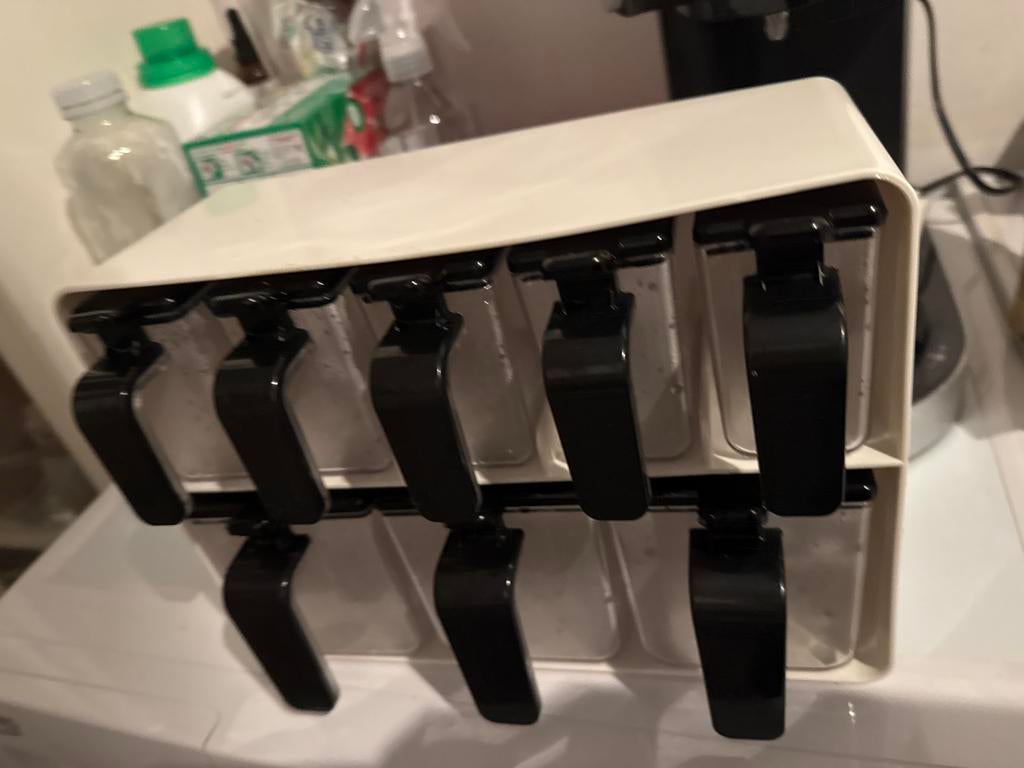 Kruidenrek met 8 potjes, Ophalen of Verzenden, Gebruikt