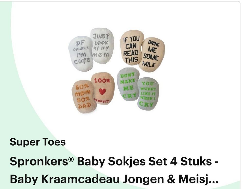 Babysokjes, Ophalen of Verzenden, Nieuw, Jongetje of Meisje, Sokjes