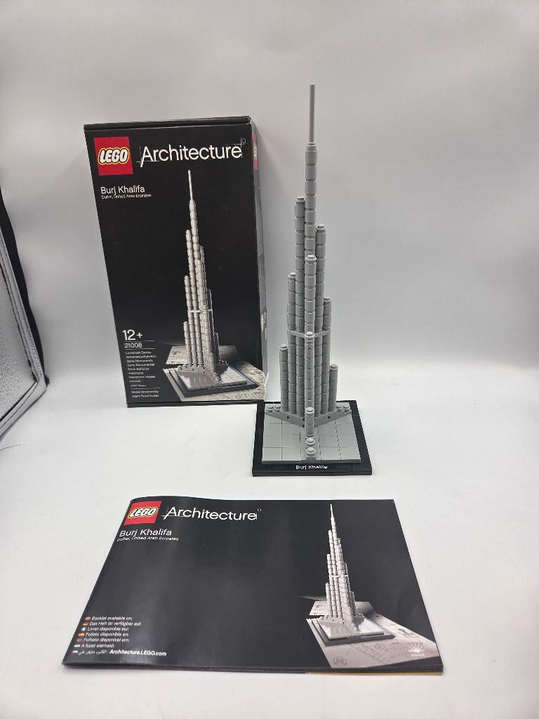Lego Architecture 21008 Burj Khalifa, Ophalen of Verzenden, Zo goed als nieuw, Complete set, Lego