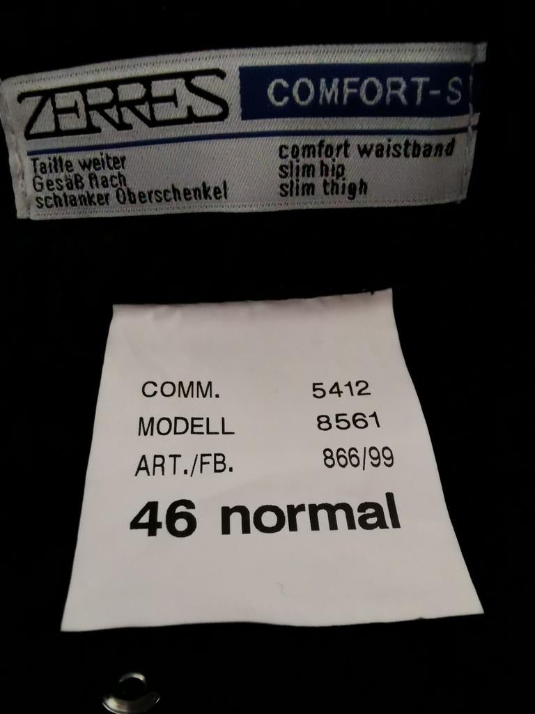 ZERRES NIEUW Jeans maat 44/46, Verzenden, Zwart, Overige jeansmaten, Nieuw