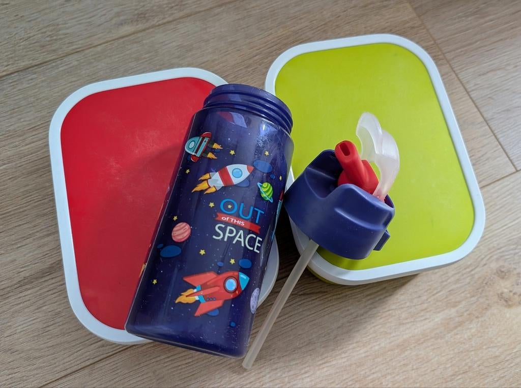 Broodtrommel drinkbeker, Ophalen of Verzenden, Zo goed als nieuw, Ontdekken