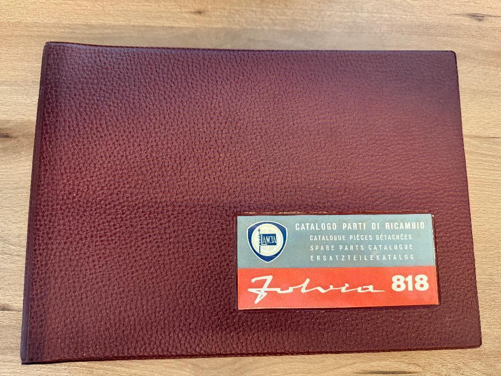 Lancia Fulvia coupe 818 1e serie spare parts catalogue, Ophalen of Verzenden