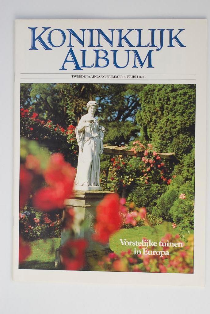 Vorstelijke tuinen in Europa - Koninklijk Album (1986), Verzenden, Zo goed als nieuw, Overige typen