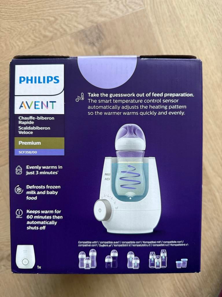 NIEUW Philips Avent flessenwarmer SCF358/00, Ophalen of Verzenden, Nieuw, Flessen- of potjesverwarmer