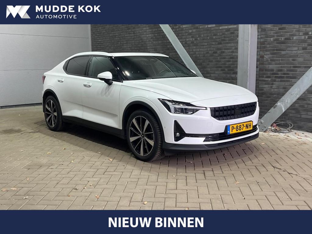 Polestar 2 Long Range Single Motor 78 kWh | Trekhaak | Panor, Polestar 2, Stof, Gebruikt, Zwart