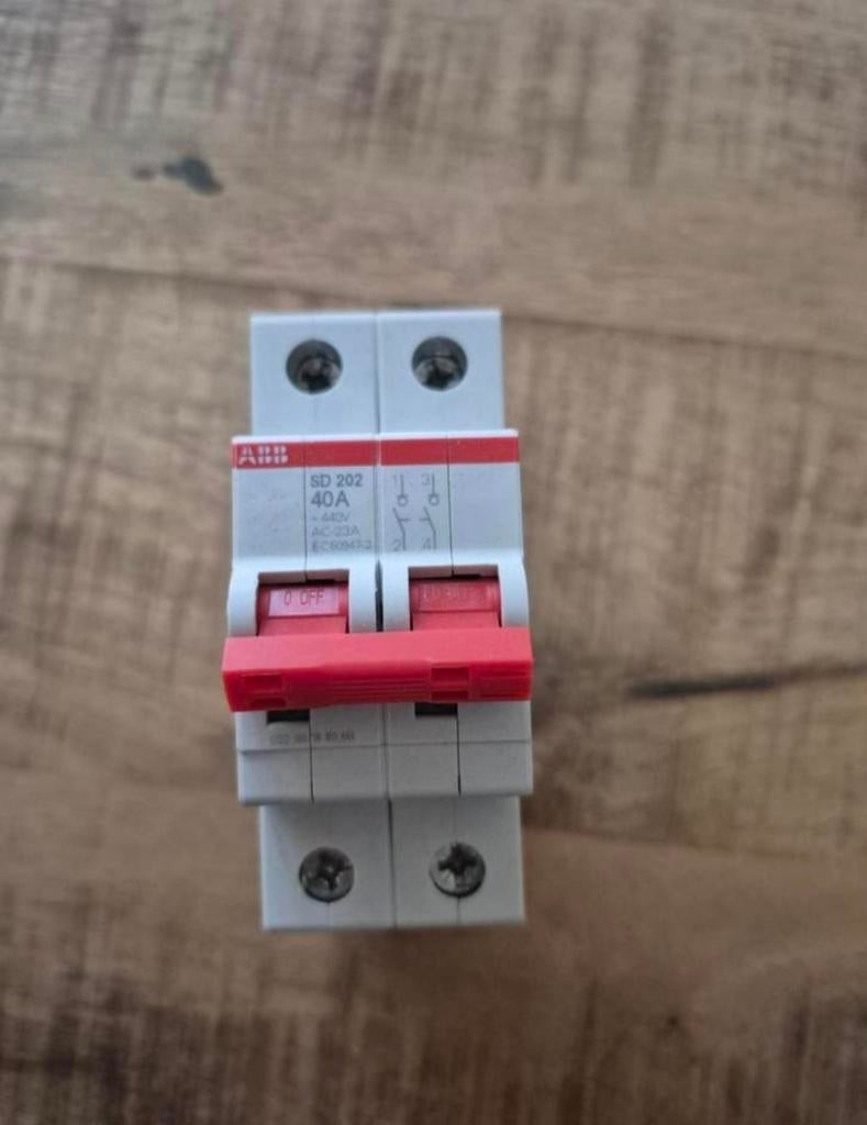 ABB hoofdschakelaar 40a NIEUW, Ophalen of Verzenden, Nieuw