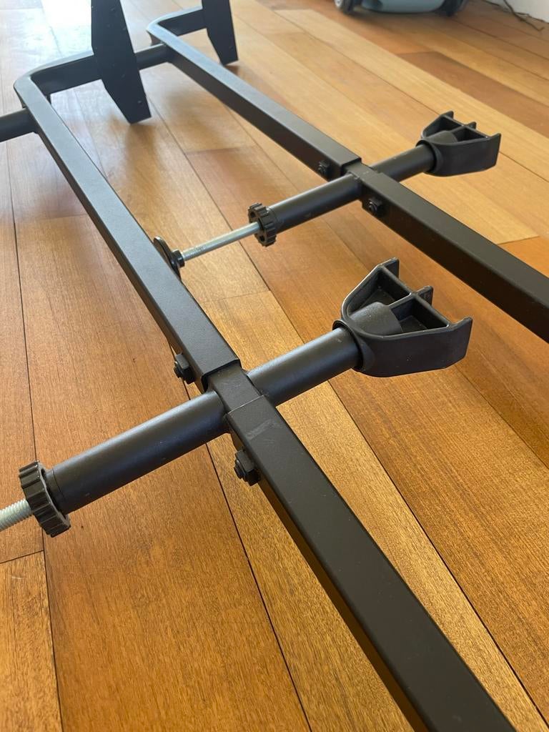 Auping spiraalbodem onderstel, Ophalen, 90 cm, Eenpersoons, Zwart