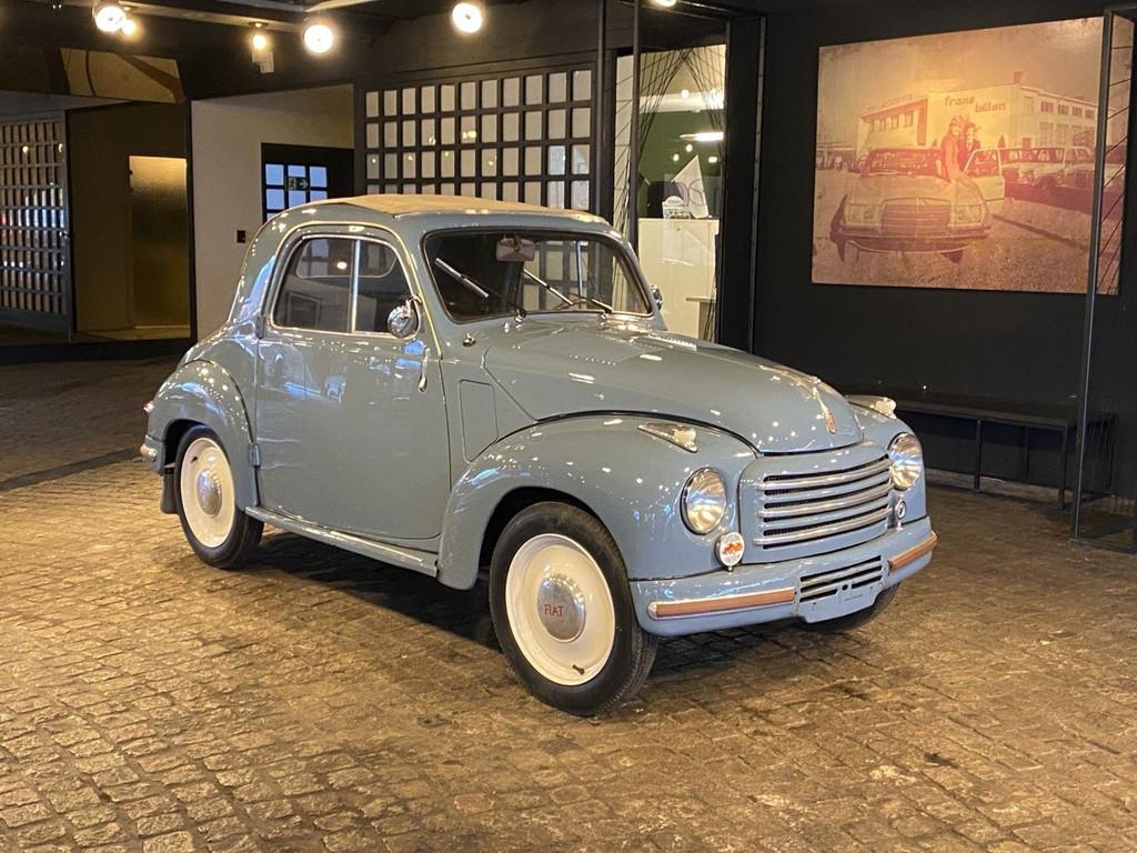 Fiat TOPOLINO 500C Topolino (bj 1954), Auto's, Cabriolet, Bedrijf, Handgeschakeld, Zilver of Grijs