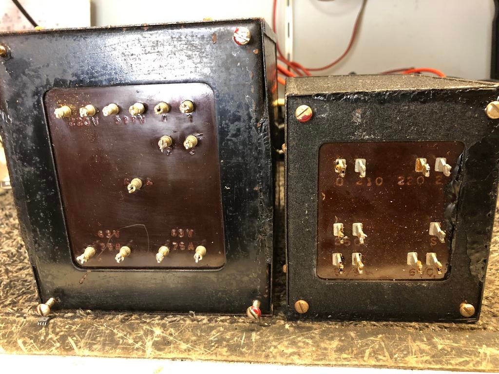 Unitran voedingstrafo’s, Ophalen, Overige onderdelen