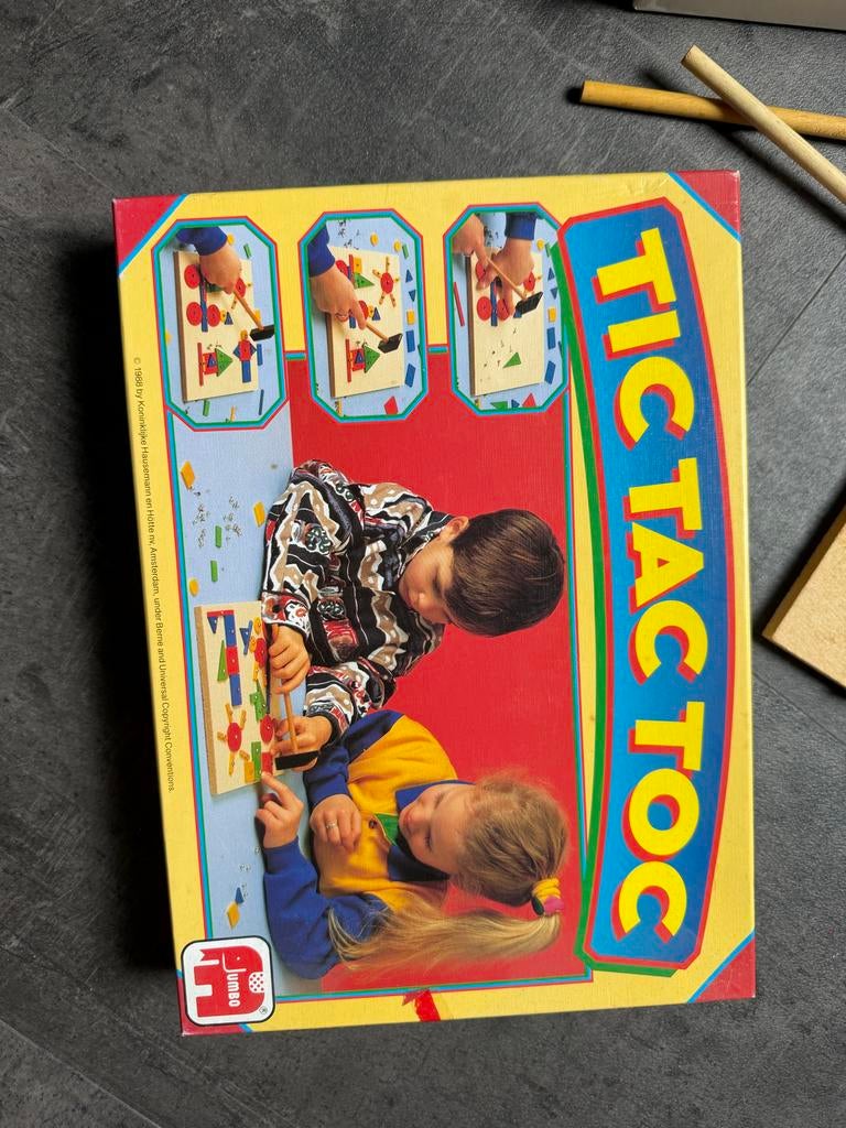 Tic Tac Toc hamer en spijkerspel, Ophalen of Verzenden, Gebruikt, Knutselen