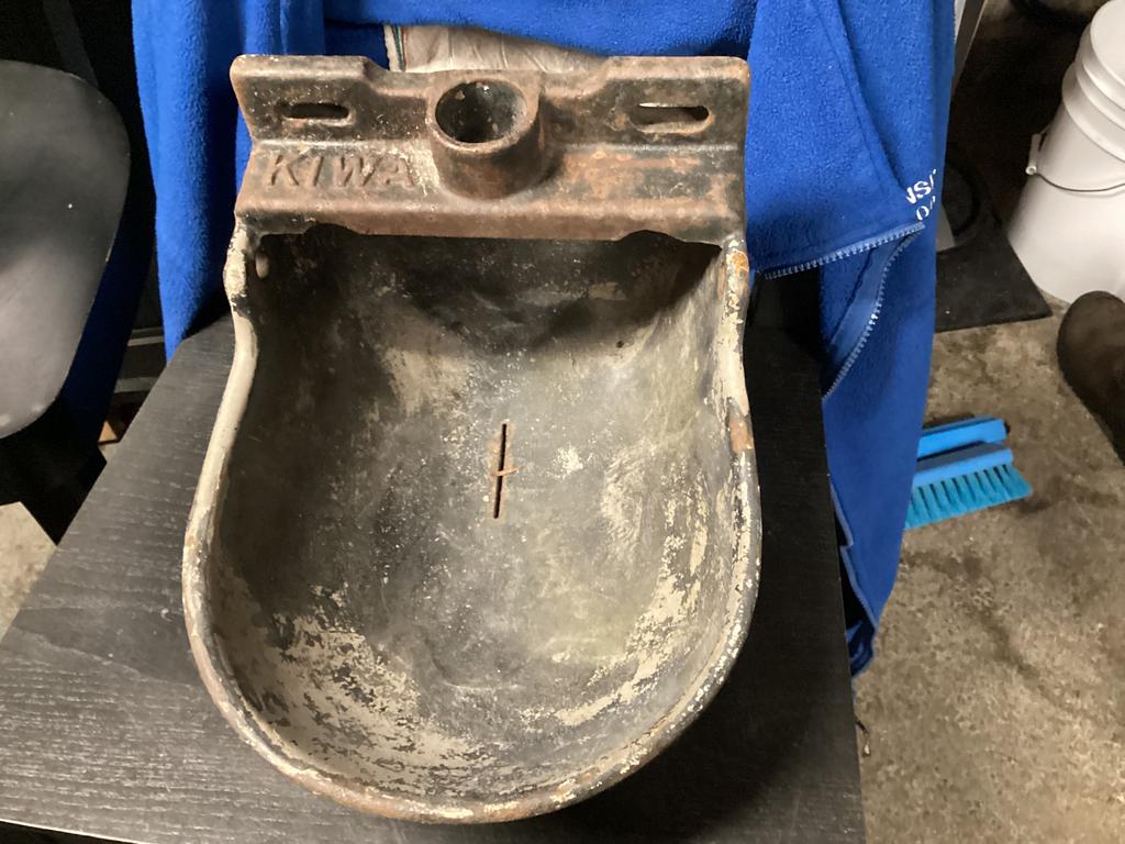 Zware koeien drinkbak voor decoratie, Ophalen of Verzenden, Gebruikt