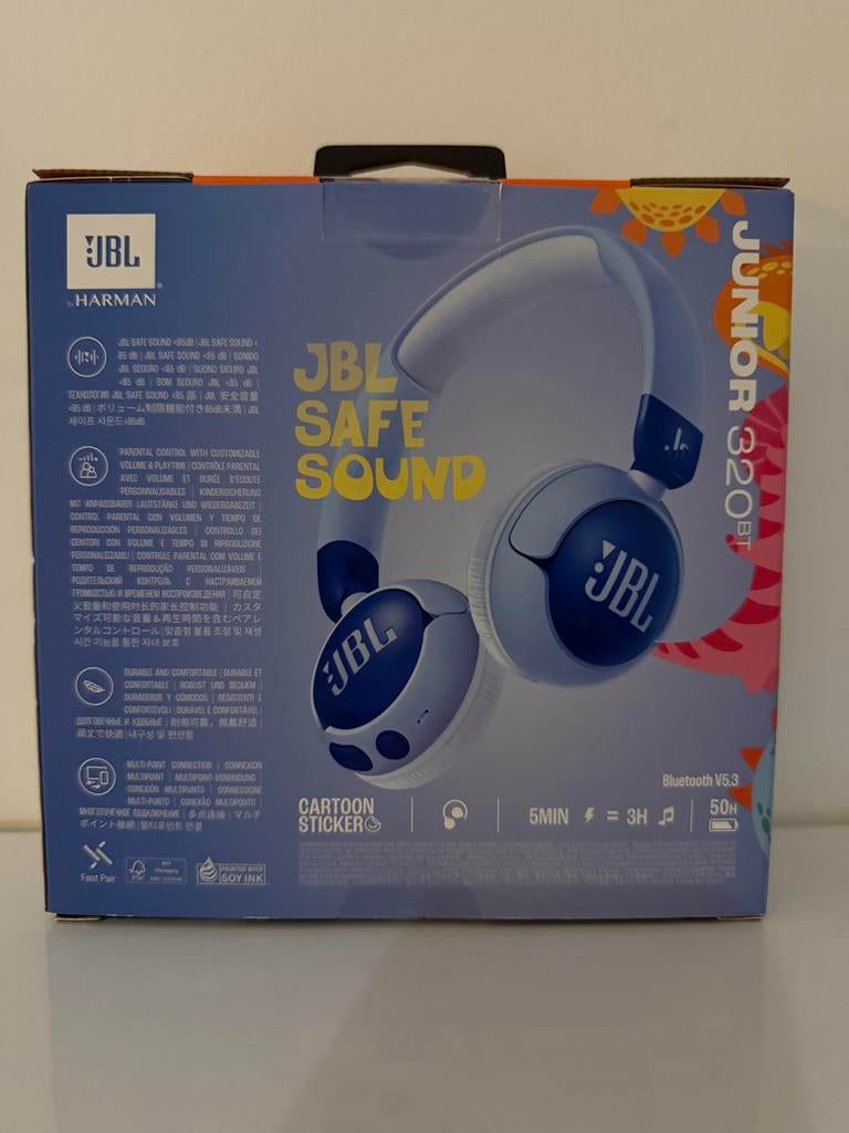 JBL Junior 320BT koptelefoon, Ophalen of Verzenden, Nieuw, Op oor (supra aural), Draadloos