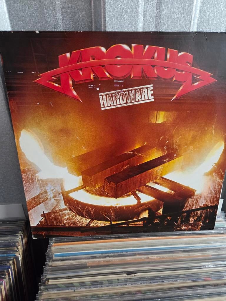 Hardrock/Metal lp KROKUS: HARDWARE, Cd's en Dvd's, Ophalen of Verzenden