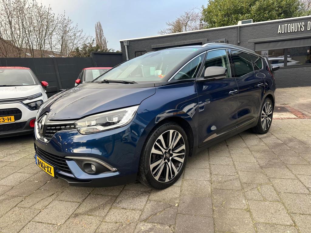 Renault Grand Scénic 1.3 TCe 163pk Initiale Paris|5p|Aut|Na, Gebruikt, 4 cilinders, 1850 kg, Blauw