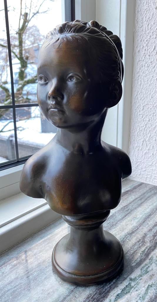 Stenen borstbeeld, Antiek en Kunst, Kunst | Beelden en Houtsnijwerken, Ophalen of Verzenden