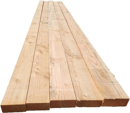 5 Douglas balken fijnbezaagd 5.00 meter - nr: tb109