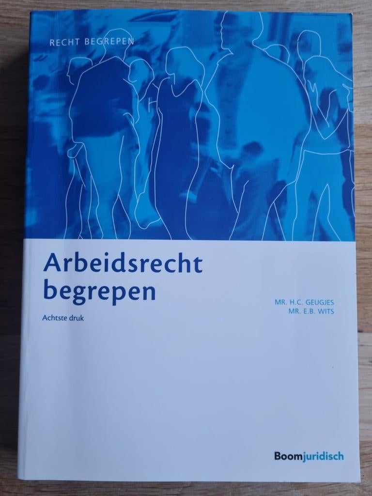 Studieboek Arbeidsrecht begrepen, Boeken, Ophalen of Verzenden, Zo goed als nieuw, Erica Wits; Hannie Geugjes