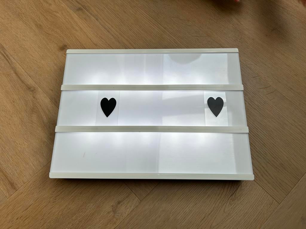 Letterbord met verlichting, Ophalen of Verzenden, Zo goed als nieuw, Overige typen