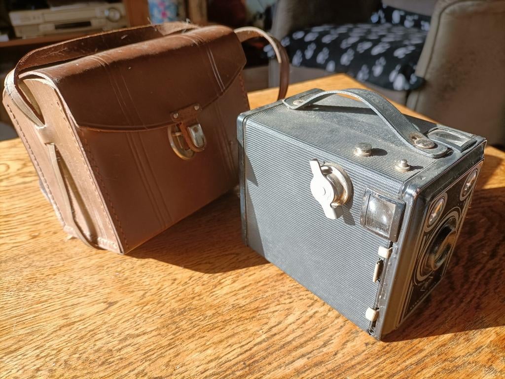Oude camera, Ophalen of Verzenden, 1940 tot 1960, Fototoestel