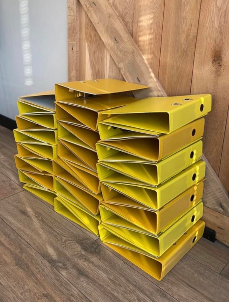 Partij van gebruikte ordners, Diversen, Schrijfwaren, Gebruikt, Ophalen