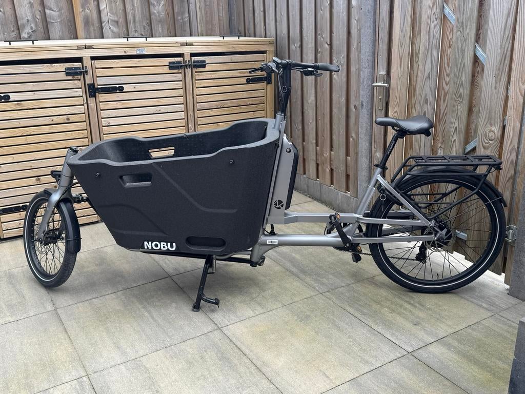 Nobu bakfiets met 851km op de teller, Gebruikt, Elektrisch, 2 kinderen, Ophalen