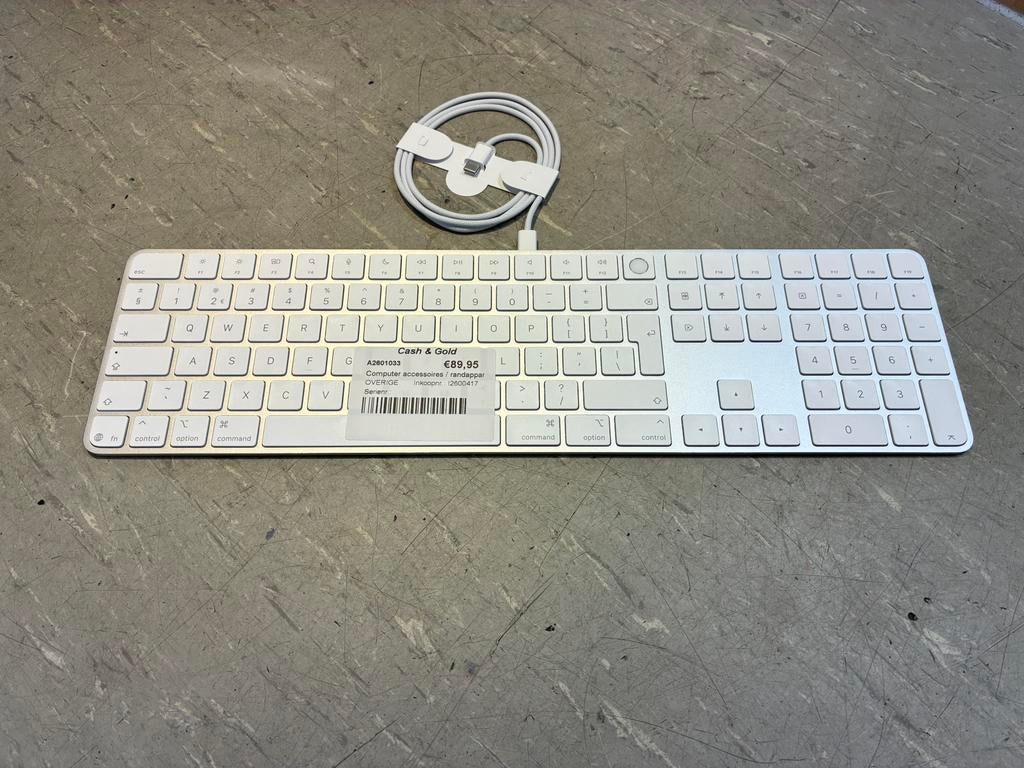 Magic Keyboard Met Touch ID, Ophalen of Verzenden, Qwerty, Nieuw, Bedraad